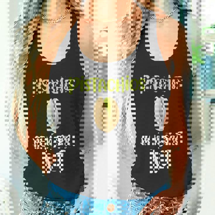 Pistachios Are Mypirit ナッツアイスクリームトッピングチョコレート タンクトップ