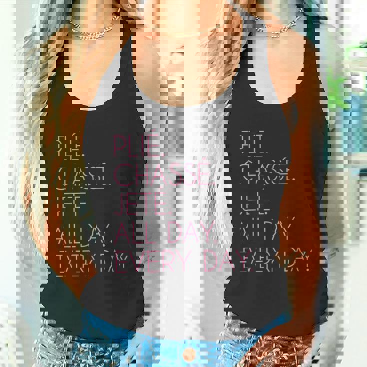 Plie Chasse Jete バレエダンシング バレリーナ バレエダンサー タンクトップ