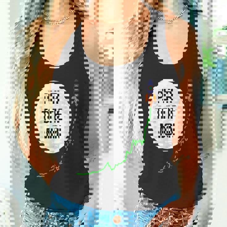 Pltr トゥザムーン株式ティッカー Wsb 面白いミーム タンクトップ