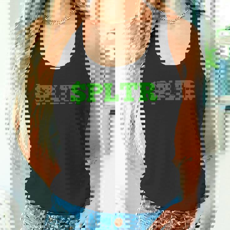 Pltrtock Market チッカーシンボル トレーディングデザイン タンクトップ