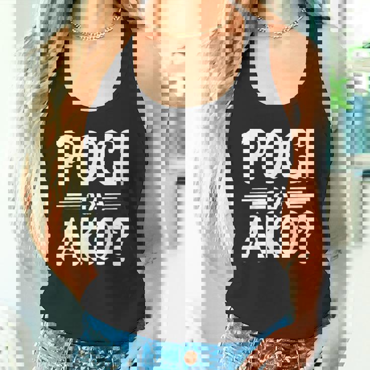 Pogi Ba Akoフィリピン人 タンクトップ