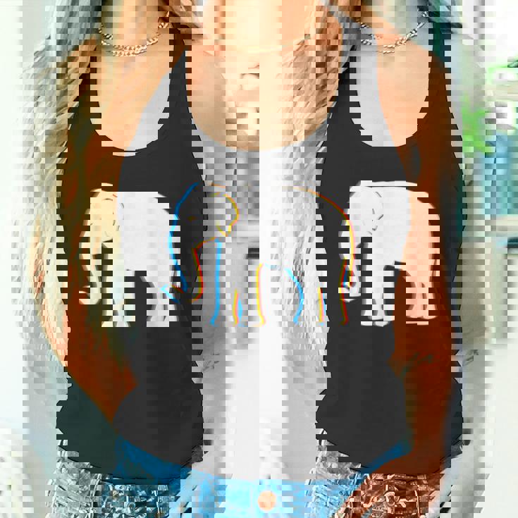 Psy Trance サイケデリックエレファントtシャツ タンクトップ