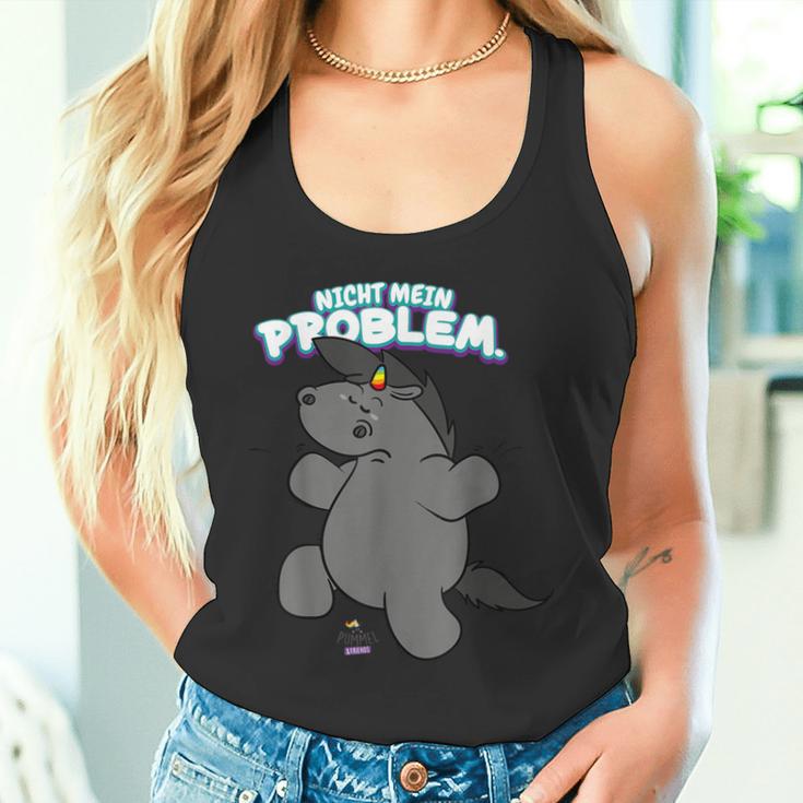 Pummeleinhorn Grummeleinhorn Nicht Mein Problem Fun Tank Top
