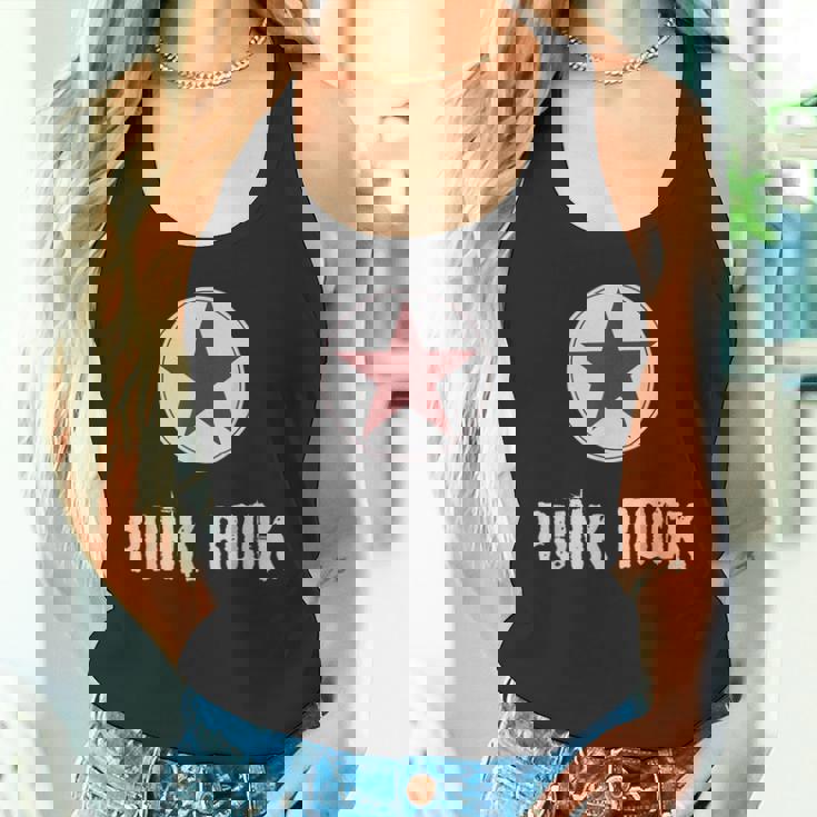 Punk Rock パンクロックスターのプレゼントでパンクロックミュージシャンのデザイン タンクトップ