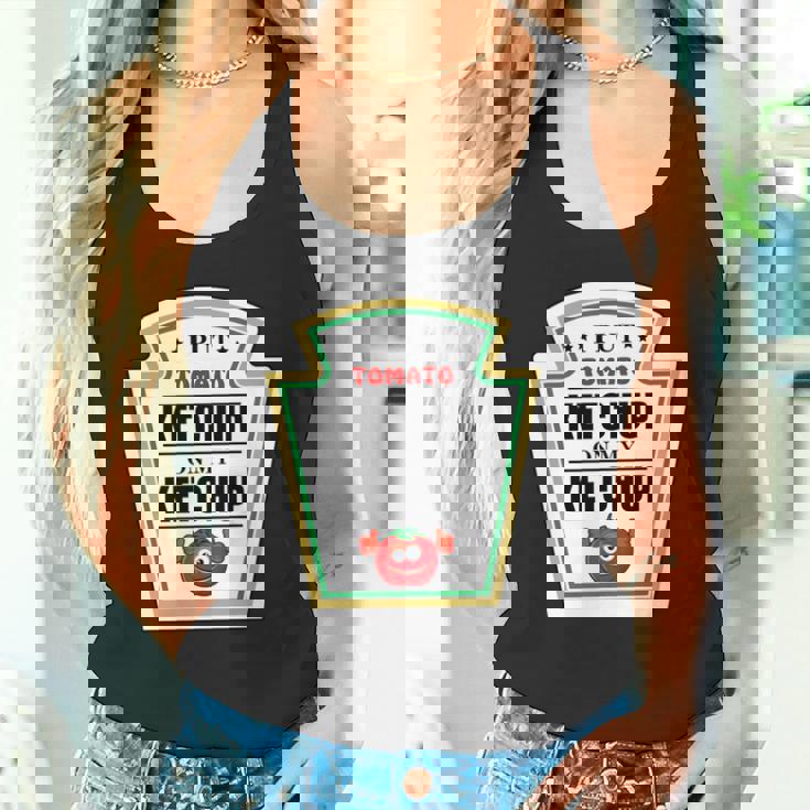 I Put Ketchup On My Ketchup トマトマスタード ハロウィンチーム 長袖tシャツ タンクトップ