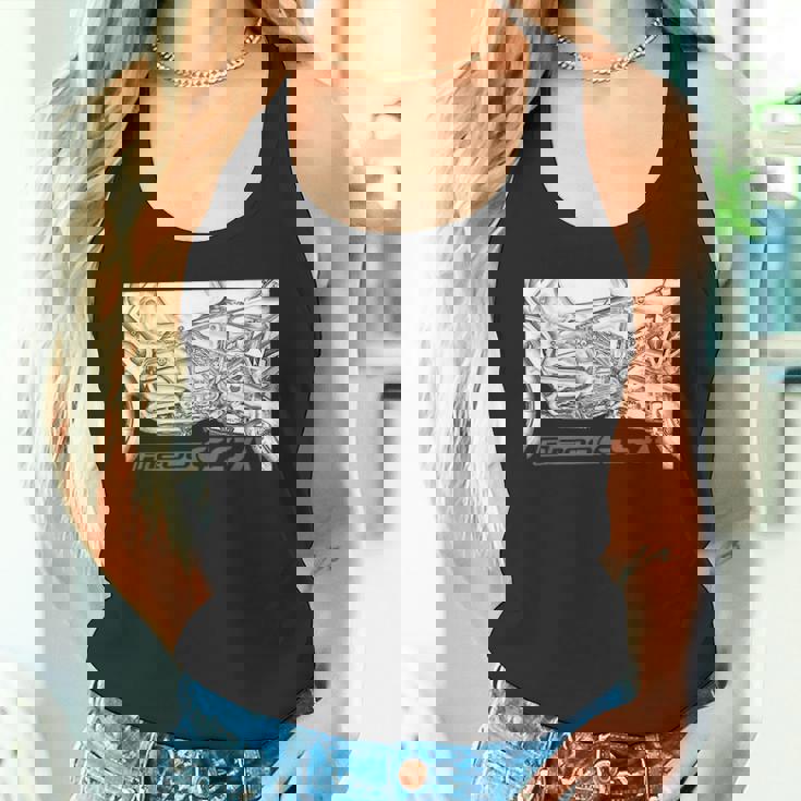 R 1200 Gsa ヴィンテージバイク アドベンチャー オートバイ タンクトップ