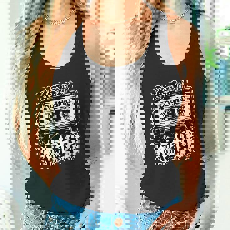 Raised On Oldchool Hip Hop レトロ ラップ カセット 80 90 タンクトップ