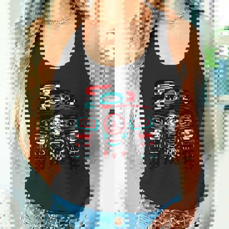 Raven ネイティブアメリカン プライド ハイダ トリンギット トーテム タンクトップ