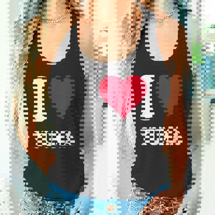 Red Heart I Love Yuma タンクトップ