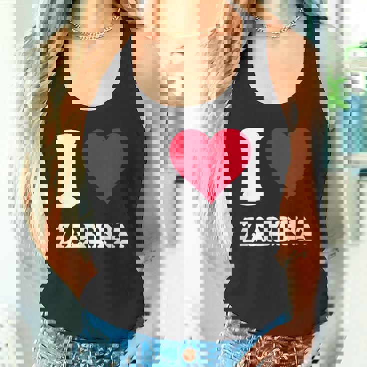 Red Heart I Love Zarina タンクトップ