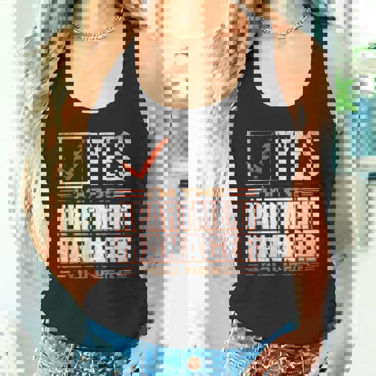 Retro Profession I'm The Apartment Manager タンクトップ