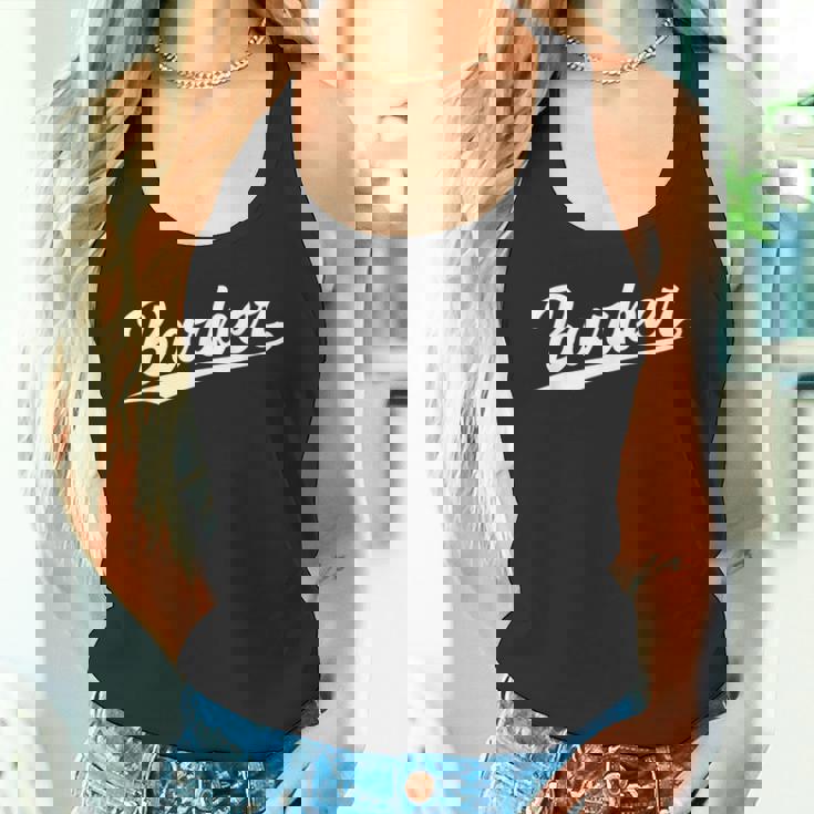 Retrowoosh Job Title Barber タンクトップ