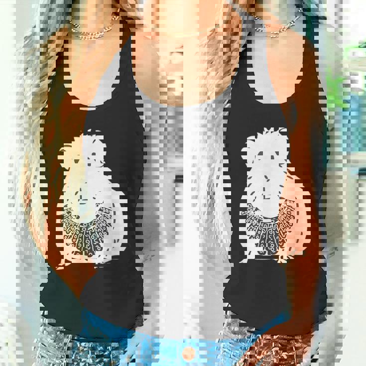 Rgbカラー付きモルモット ルース・ベイダー・ギンズバーグ タンクトップ