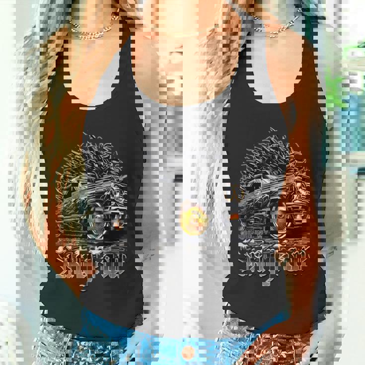 Riding In My 64 クラシック ローライダー シャツ チカーノ アート ローライダー タンクトップ