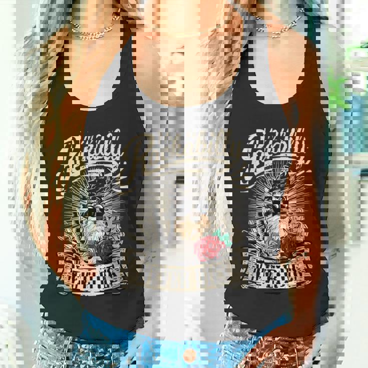 Rock N Roll Never Dies 愛犬家シュナウザー タンクトップ