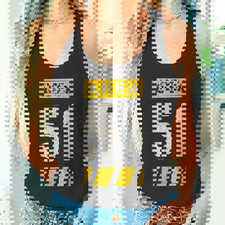 Roswell Ufo エイリアンエリア 51 秋の都市 ニューメキシコ タンクトップ