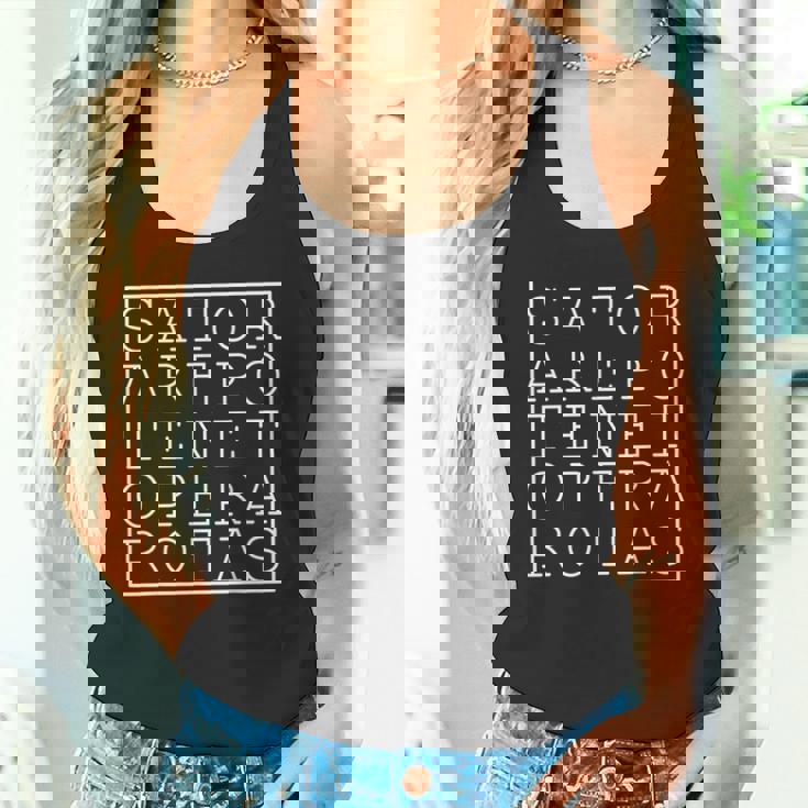 Satorquare アレポ テネット オペラ ロタス タンクトップ