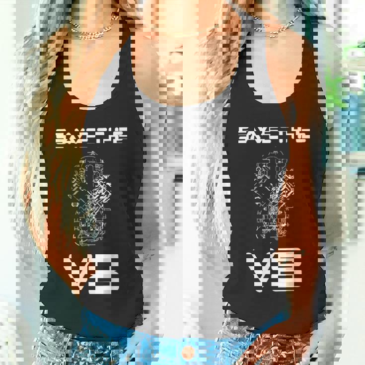 Save The8 カスタムカー マッスルカー クラシックカー オーナーメカニック タンクトップ