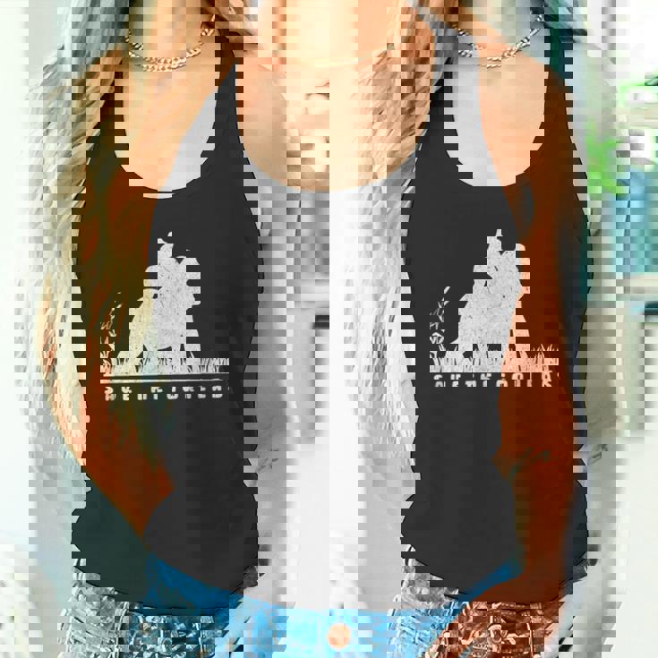 Save The Gorillas ママ&ベイビーゴリラ タンクトップ