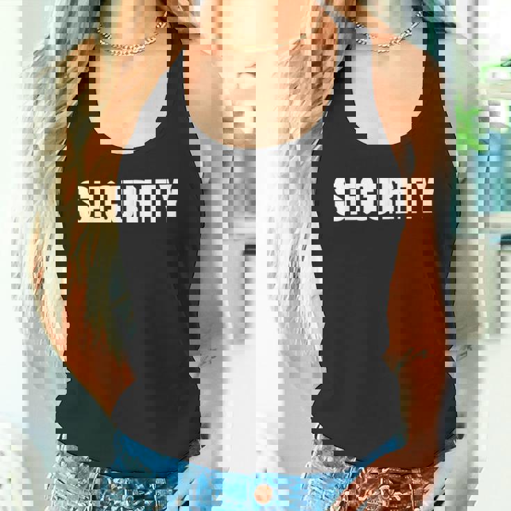 Security Officer セイフティースタッフ イベントユニフォーム フロント＆バック タンクトップ