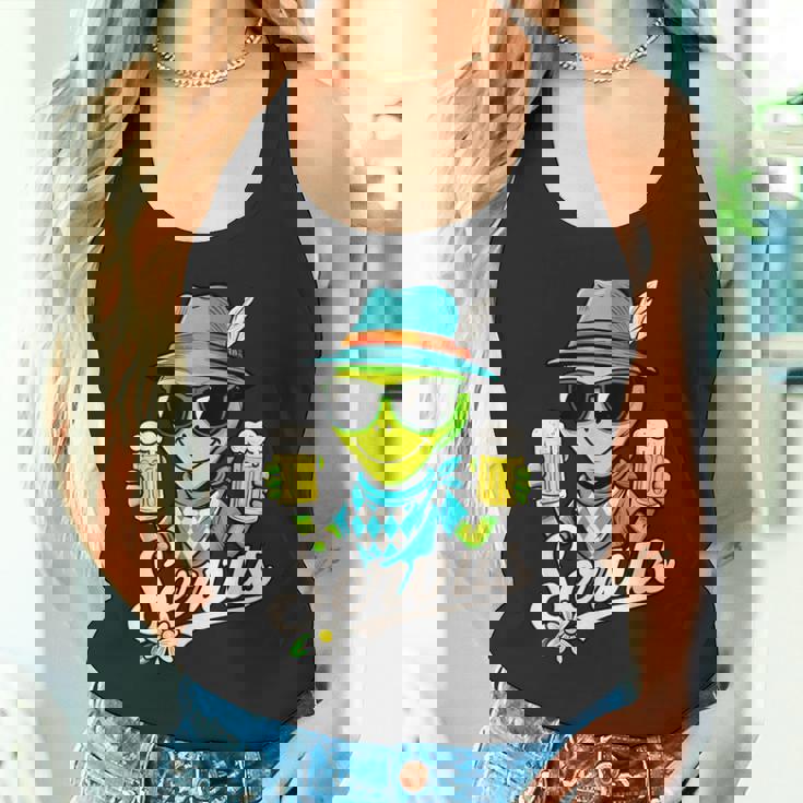 Servus Wiesn Gaudi – 面白いオクトーバーフェストビールバイエルンコスチューム タンクトップ