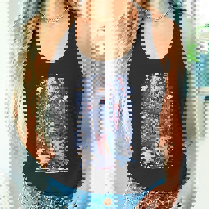 Shark Waifu 東京アニメ ワイフガール かわいい カワイイ 漫画 レトロ タンクトップ