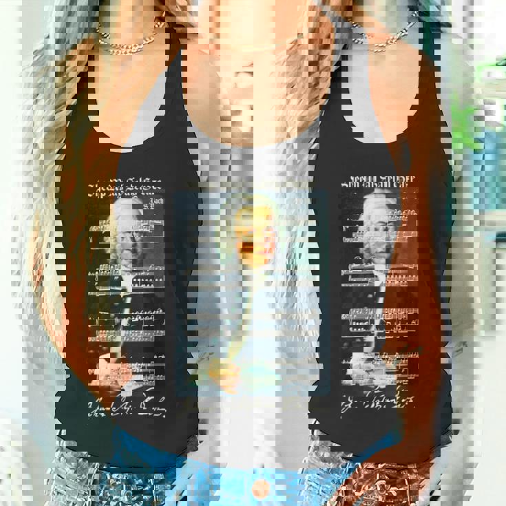 Sheep Mayafely Graze JS Bach Portrait &Ignature Music タンクトップ