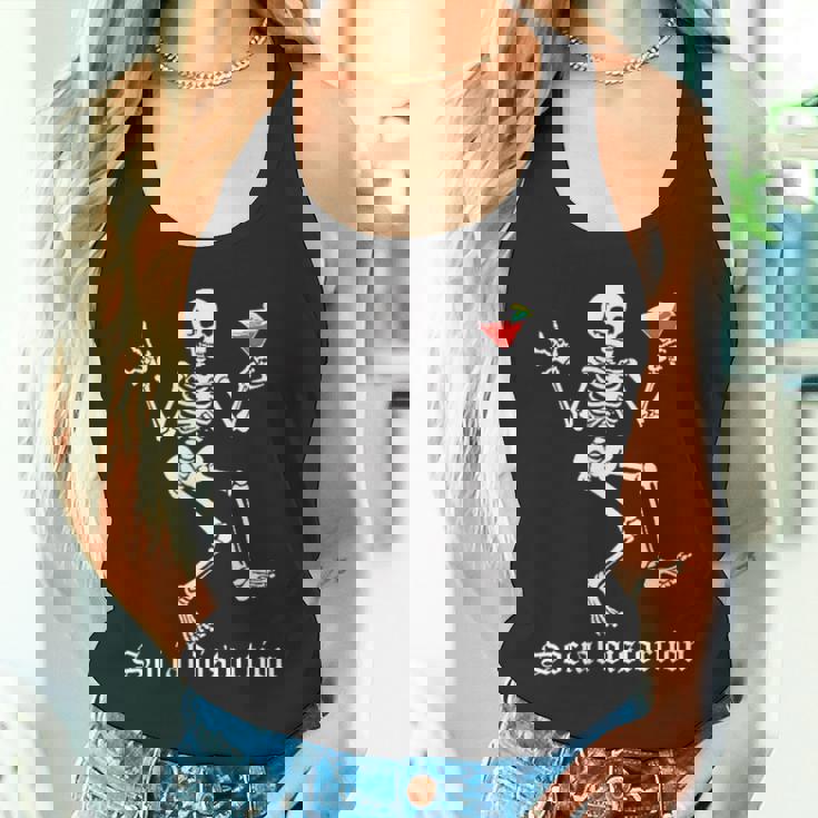 Social Distortions スケルトン ドリンクパーティー ミニマリスト タンクトップ