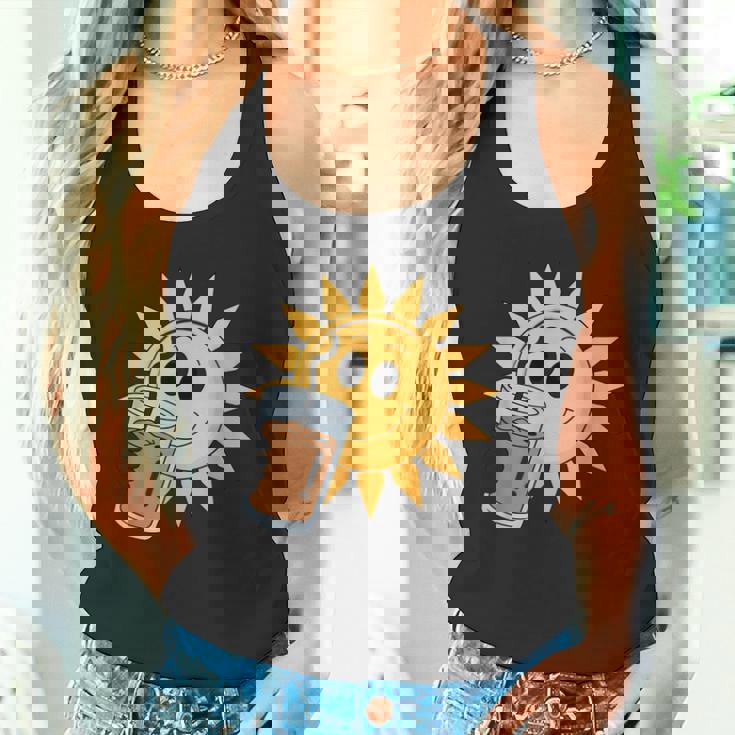 Sunshine Drink アイスコーヒー 楽しい タンクトップ