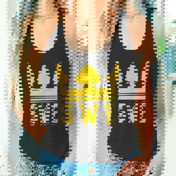 Swe With A Royal Crown スウェーデン タンクトップ