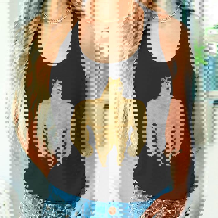 Swole Doge Meme Buff Doge Meme タンクトップ