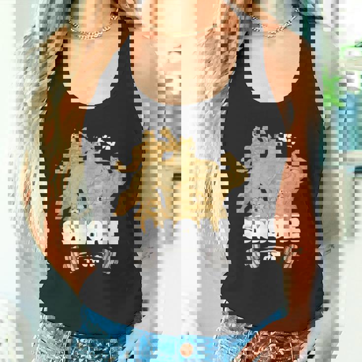 Swole Gymwole Doge Meme Buff Doge Meme タンクトップ