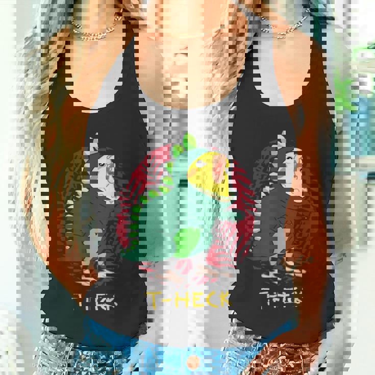 T Heck オカメインコ 面白い 恐竜 鳥 怒っているオウム 鳥 ミーム タンクトップ