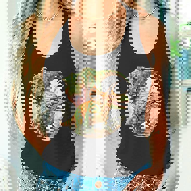 T-Rexs トリケラトプス・ファイティング タンクトップ