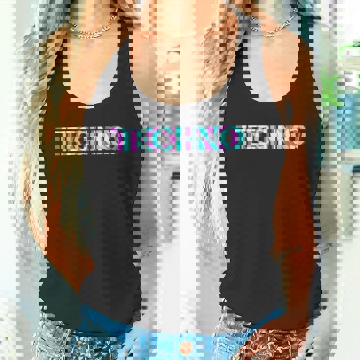 Techno Edm Music Rave Party Raver Dj テクノハウス タンクトップ