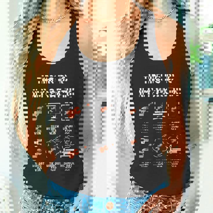 Things I Do In Mypare Time ヴァイオリン タンクトップ