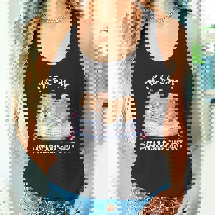 This Is My Pawjama Pomeranian 公式犬用昼寝 タンクトップ