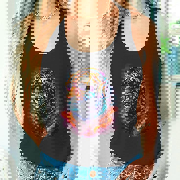 Tiger Dj テクノ Edm ミュージックヘッドフォン アートワーク ビートメーカー タンクトップ