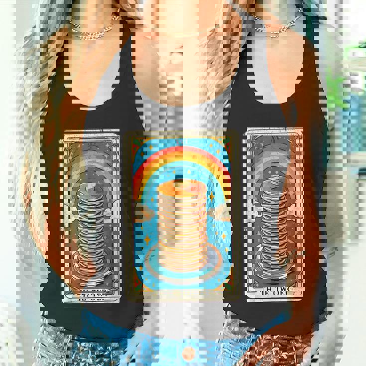 The Tower タロットカード パンケーキタワー 朝食愛好家 タンクトップ