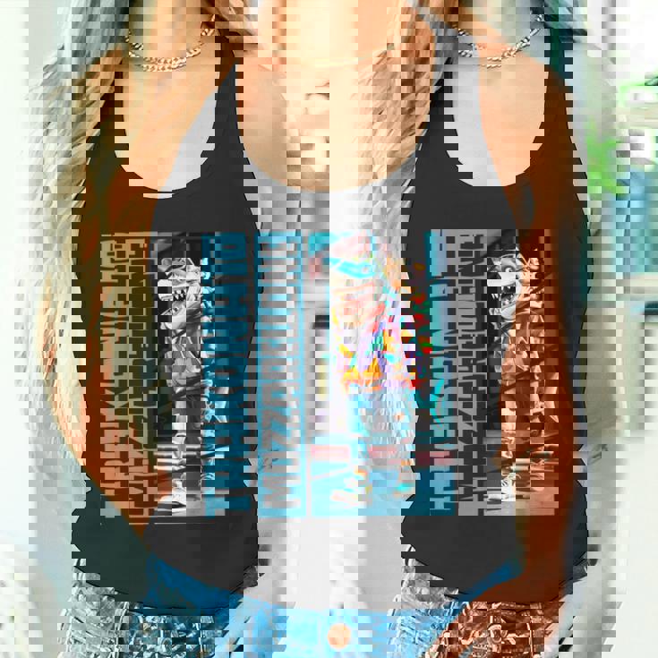 Trakonato Mozzarellone ブレインレッドトララサメ 面白い タンクトップ