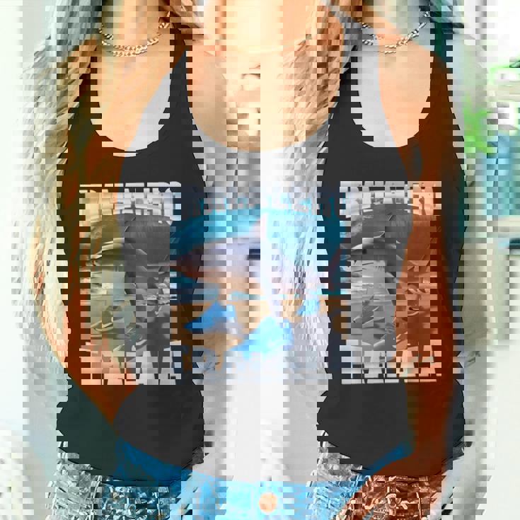 Tralalero Tralalahark Meme イタリアンブレインロットtシャツ タンクトップ