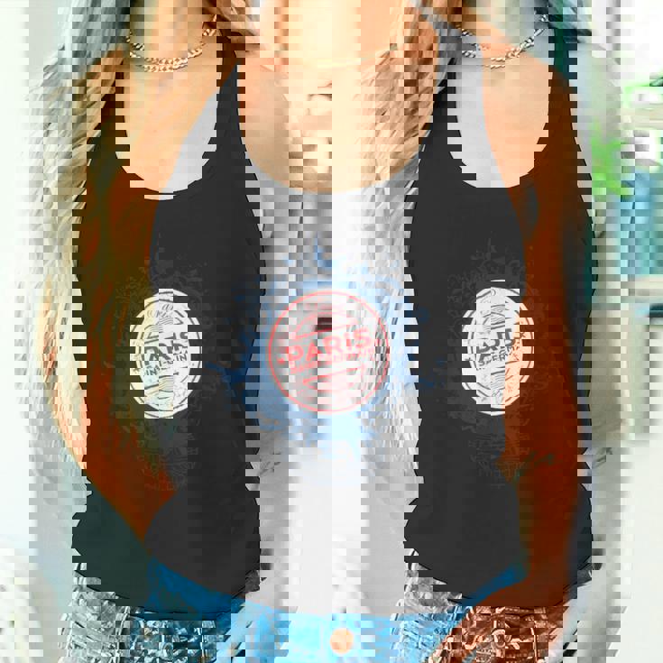 Trendy Parisaint Germain Circle Crest タンクトップ