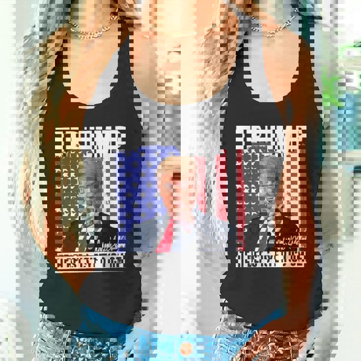 Trump The Best Is Yet To Come アメリカの国旗 ドナルド・トランプ タンクトップ