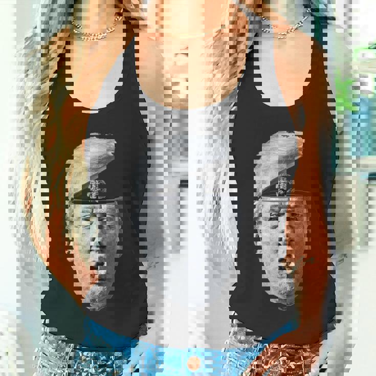 Trump Brain Anti-Trump タンクトップ