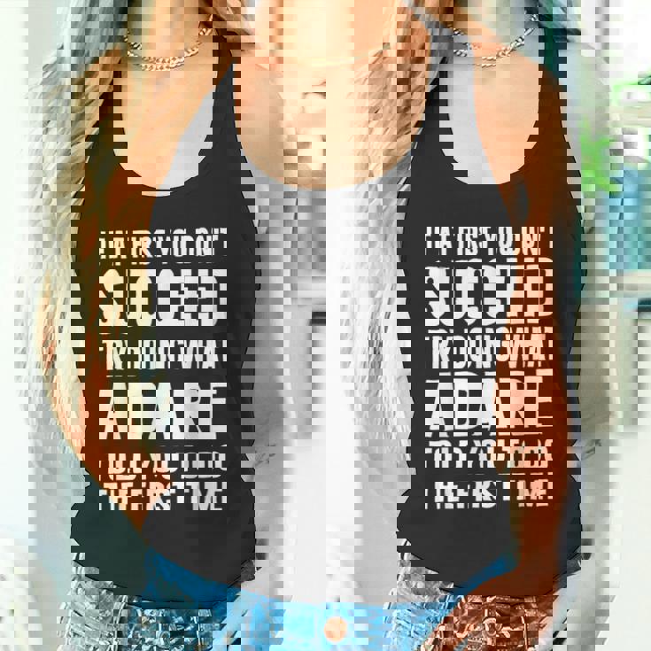 Try Doing What Adare Told Adare シャツ タンクトップ