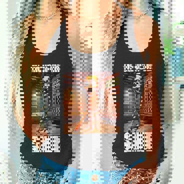 Tung Tung Tungahur-イタリアのブレインロットミーム タンクトップ