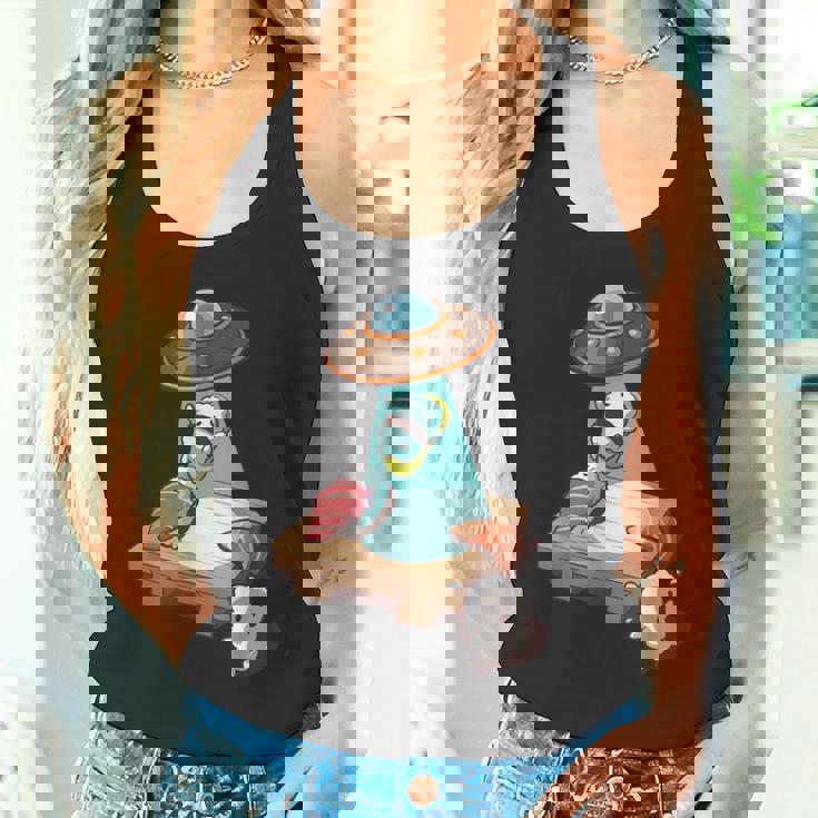 Ufo にさらわれる 寿司 すし たまご サーモン まぐろ タンクトップ