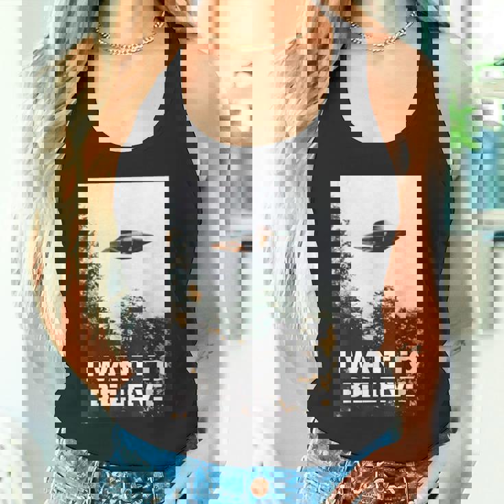 Ufoシャツ I Want To Believe Alien Ufotシャツ タンクトップ