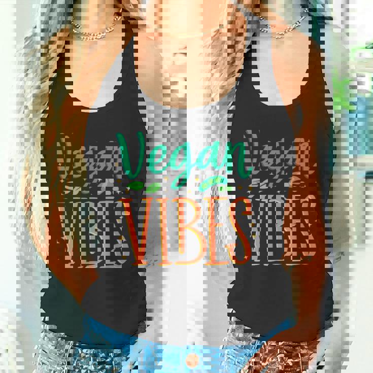 Veganibes 面白いヴィーガン主義 ベジタリアン 植物 ヴィーガン タンクトップ