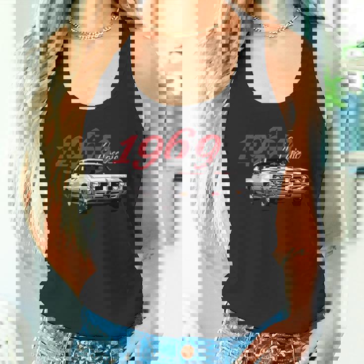 Vintage 1969 Gto、アメリカのマッスルカー、クラシックホットロッド タンクトップ